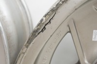 FERRARI WHEELS: Four Ferrari 365 alloy wheels with spinner plates and three hubs, includes two Cromodora 7.5" x 15" wheels (one has visible damage) and two non branded 8" x 15" wheels [Location: Melbourne] - 6