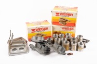WEBER CARBURETTORS: Three NOS Weber DCN-14 Weber carburettors thought to be suitable for Daytona model and some other associated parts [Location: Melbourne]