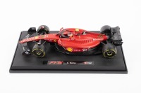 FERRARI F1-75: A Bburago 1:18 scale 2022 Ferrari F1-75 Formula One as driven by Carlos Sainz [Location: Melbourne]
