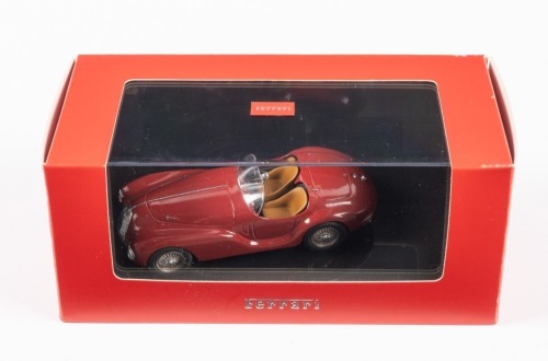 FERRARI: An IXO Models official Ferrari product 1:43 scale 1940 Ferrari Auto Avio 815 in red paintwork in original box [Location: Melbourne]