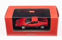 FERRARI 512 BB: An IXO Models official Ferrari product 1:43 scale 1976 Ferrari 512 BB in red paintwork in original box [Location: Melbourne]