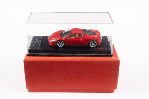 FERRARI 458: An MR Collectables official Ferrari product 1:43 scale model of the Ferrari 458 [Location: Melbourne]