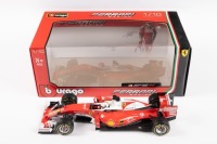 FERRARI SF16-H: A Bburago 1:18 scale model 2016 Ferrari SF16-H Formula One in original box [Location: Melbourne]