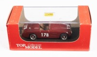 FERRARI 166 MM: A Top Model Collection 1:43 scale 1948 Ferrari 166 as driven at Mille Miglia (TMC095) in original box [Location: Melbourne]