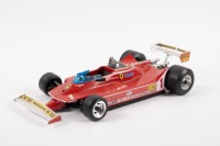 FERRARI 312 T5: A Bburago 1:14 scale Ferrari 312 T5 Formula One car [Location: Melbourne]