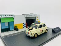 FIAT: A 1:43 scale model diorama by Hachette with a Fiat 500L, in plastic display case [Location: Sydney] - 3