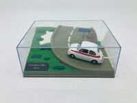 FIAT: A 1:43 scale model diorama by Hachette with a Fiat Nuova 500 Sport, in plastic display case [Location: Sydney] - 2