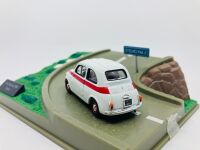 FIAT: A 1:43 scale model diorama by Hachette with a Fiat Nuova 500 Sport, in plastic display case [Location: Sydney] - 4