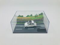 FIAT: A 1:43 scale model diorama by Hachette with a Fiat Abarth 595 II Serie, in plastic display case [Location: Sydney] - 2