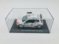FIAT: A pair of die-cast models of the Fiat Punto Super by IXO (1:43 scale) and Saico (1:32 scale), in plastic display cases [Location: Sydney] - 2