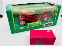 FIAT: A 1:43 scale die-cast model by Rio of the 508S Balilla, No. 13 together with a 1:18 scale die-cast model by Polistil of the 508S Balilla, both in original packaging [Location: Sydney]