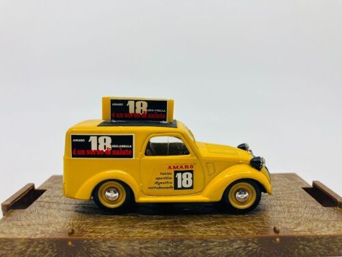 FIAT: A 1:43 scale die-cast model by Brumm of the 500 Commerciale, No. 56 in original packaging [Location: Sydney]