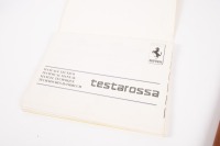 FERRARI TESTAROSSA: A 1990 dated Ferrari Testarossa owner's manual in wallet, ex-Crown Prince of Bahrain [Location: Melbourne] - 3