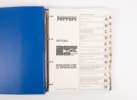 FERRARI 365 GT4 BB: Two Ferrari published operational and spare parts reference books relating to the 365 GT4 / BB model in ring binder format [Location: Melbourne] - 3