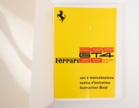 FERRARI 365 GT4 BB: A 1973 dated Ferrari 365 GT4 BB owner's manual [Location: Melbourne] - 3