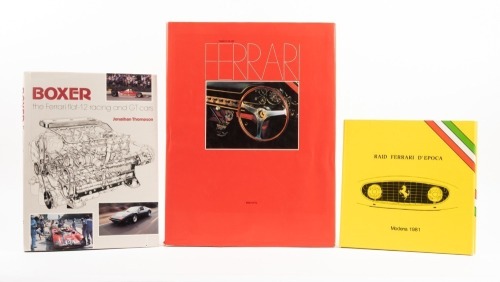 FERRARI: Three hardcover books relating to Ferrari [Location: Melbourne]
