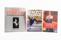 ENZO FERRARI: Three books relating to Ferrari Commendatore Enzo Ferrari [Location: Melbourne]