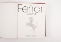 FERRARI: A hardcover book 'The Ferrari Legend - 250 GT Competition' by Jess Pourret, published 1977 [Location: Melbourne] - 2