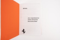 FERRARI 512 BB: A reprinted 1980 Ferrari BB 512 owner's manual book [Location: Melbourne] - 2
