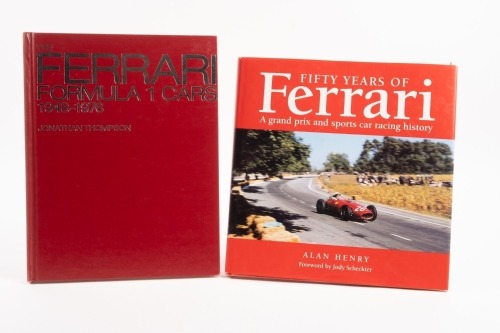 FERRARI: Two hardcover books relating to Ferrari racing cars & history [Location: Melbourne]