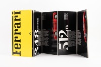 FERRARI: A 1993 dated Ferrari model range small format fold-out brochure, 17 pages, text in Italian, English, French & German, Ferrari print No.762/93 [Location: Melbourne]