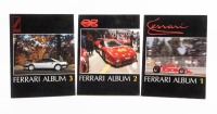 FERRARI: Three editions of 'Ferrari Album' by Jonathan Thompson, a series of softcover books published by The Colour Market, 1981 [Location: Melbourne]