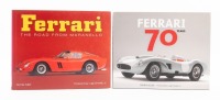 FERRARI: Two wide format hardcover books relating to early Ferrari history authored by Dennis Adler [Location: Melbourne]