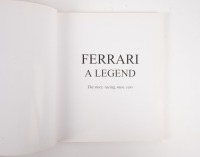 FERRARI: A group of four mostly small format books relating to Ferrari [Location: Melbourne] - 3