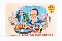 MAURO FORGHIERI: A signed copy of 'Mauro Forghieri - 30 Anni Di Ferrari e Oltre' by Danielle Buzzonetti & Mauro Forghieri, signed by well known Ferrari F1 mechanical engineer Mauro Forghieri, published 2008 [Location: Melbourne] - 2