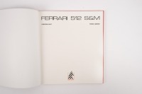 FERRARI: A hardcover book 'Ferrari 512 S & M' by Christian Huet & Pietro Carrieri, in illustrated slipcase [Location: Melbourne] - 2