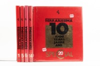 FERRARISSIMA: Five editions of the original 'Ferrarissima' series, includes editions 1, 5, 6, 14 & 20, hardcover books [Location: Melbourne]