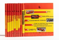 FERRARISSIMA: Ten editions of the new series of 'Ferrarissima', includes editions 1, 8, 9, 11, 12, 13, 14, 16, 18 & 19, hardcover books, published 1997-2006 [Location: Melbourne]