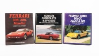 FERRARI: Three small format hardcover books relating to specific Ferrari models [Location: Melbourne]