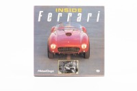 FERRARI: A hardcover book 'Inside Ferrari' by Michael Dregni, published 1990 [Location: Melbourne]