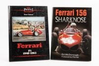 FERRARI: Two hardcover books relating to early Ferrari Formula 1 cars [Location: Melbourne]