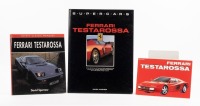 FERRARI TESTAROSSA: Three books relating to the Testarossa [Location: Melbourne]