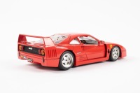 FERRARI F40: A Bburago 1:18 scale 1987 Ferrari F40 with opening parts [Location: Melbourne] - 3