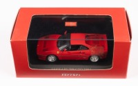 FERRARI 288 GTO: An IXO Models 1:43 scale 1984 Ferrari 288 GTO in red, official Ferrari product in original box [Location: Melbourne]