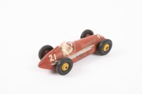 ALFA ROMEO: A circa 1950s Dinky Toys Alfa Romeo 'Alfetta' Grand Prix car with driver, model No.23F, unboxed [Location: Melbourne] - 2