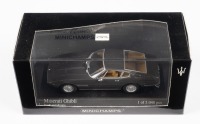 MASERATI: A Minichamps 1:43 scale 1969 Maserati Ghibli in grey, limited edition of 5040 units in original box [Location: Melbourne]