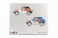 MITSUBISHI: A hardcover book within a slipcase titled 'Jan. 1st-22nd, 1987 13000km 9e Rallye Paris-Alger-Dakar' by Mitsubishi - 3