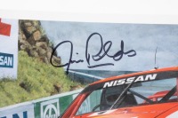 RICHARDS/SKAIFE: A print by Mike Harbar titled 'Pack of Arseholes' 1991 Tooheys 1000 Bathurst featuring the Nissan R32 GT-R Skyline of Jim Richards and Mark Skaife #1, signed by Jim Richards - 3