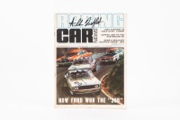 ALLAN MOFFAT: A November 1971 edition of Racing Car News featuring report on Bathurst 500, magazine signed by Allan Moffat to front cover