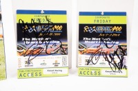 GMC 400: A V8 Supercars GMC 400 Canberra 2000 race programme, with two corporate passes, programme signed by multiple drivers, including Allan Moffat to cover, Lowndes, Richards, Murphy, Seton, Perkins, Longhurst, Jones, and five others to inside. - 3