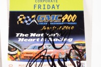 GMC 400: A V8 Supercars GMC 400 Canberra 2000 race programme, with two corporate passes, programme signed by multiple drivers, including Allan Moffat to cover, Lowndes, Richards, Murphy, Seton, Perkins, Longhurst, Jones, and five others to inside. - 4
