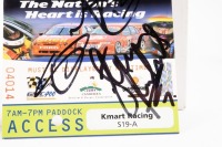 GMC 400: A V8 Supercars GMC 400 Canberra 2000 race programme, with two corporate passes, programme signed by multiple drivers, including Allan Moffat to cover, Lowndes, Richards, Murphy, Seton, Perkins, Longhurst, Jones, and five others to inside. - 19