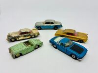 CORGI: Five models by Corgi including the Iso Griffo, Rolls Royce Silver Shadow, Studebaker Golden Hawk, Buick Riviera and Austin Healey.