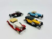 SOLIDO: Four 1:43 scale models by Solido including the 1929 Cord L 29 and 1931 Duesenberg J [Location: Sydney]