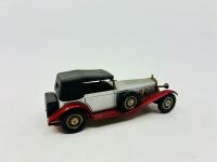 MATCHBOX: Three Matchbox Models of Yesteryear 1:43 scale models including a 1930 Packard Victoria, a 1930 Dueseberg Model J Town Car and a 1928 Mercedes-Benz SS. [Location: Sydney] - 3