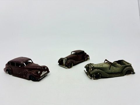DINKY: Three vintage Dinky models including the Salmson Four-Seater and Humber Vogue and the Buick Viceroy saloon